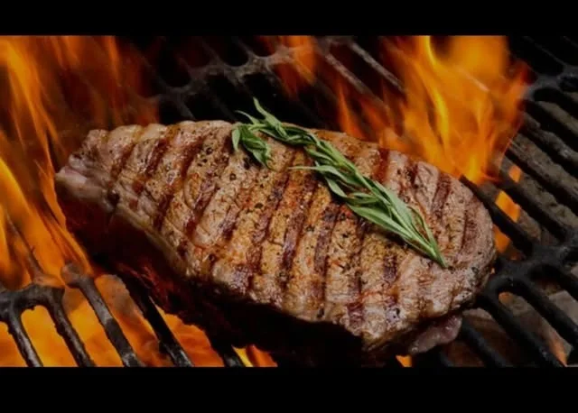 From the grill